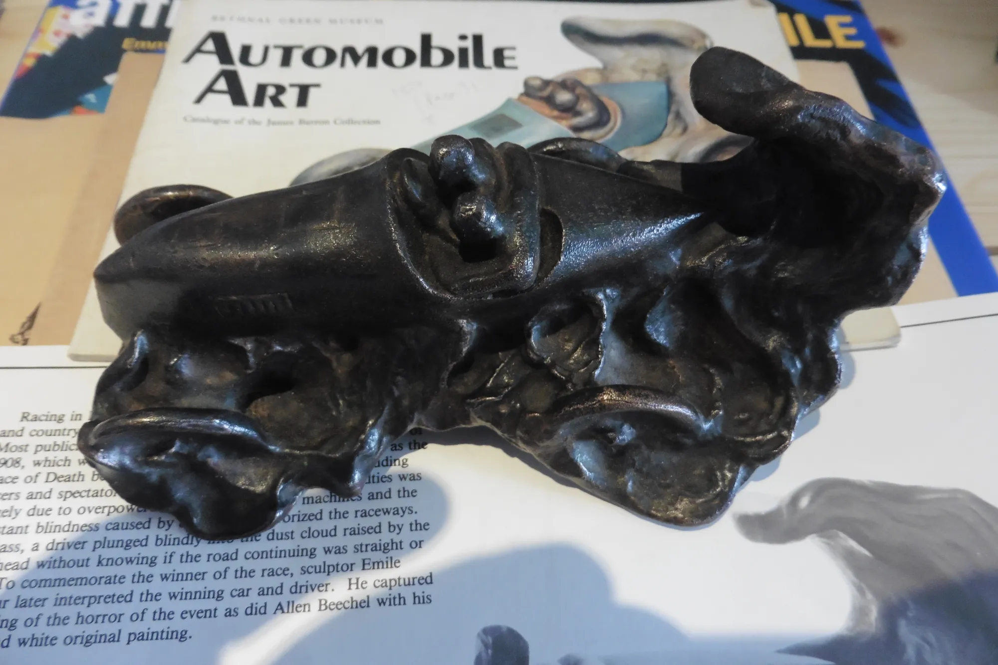 'Gabriel surs Mors' Bronze 'trophy' Paul Moreau-Vauthier