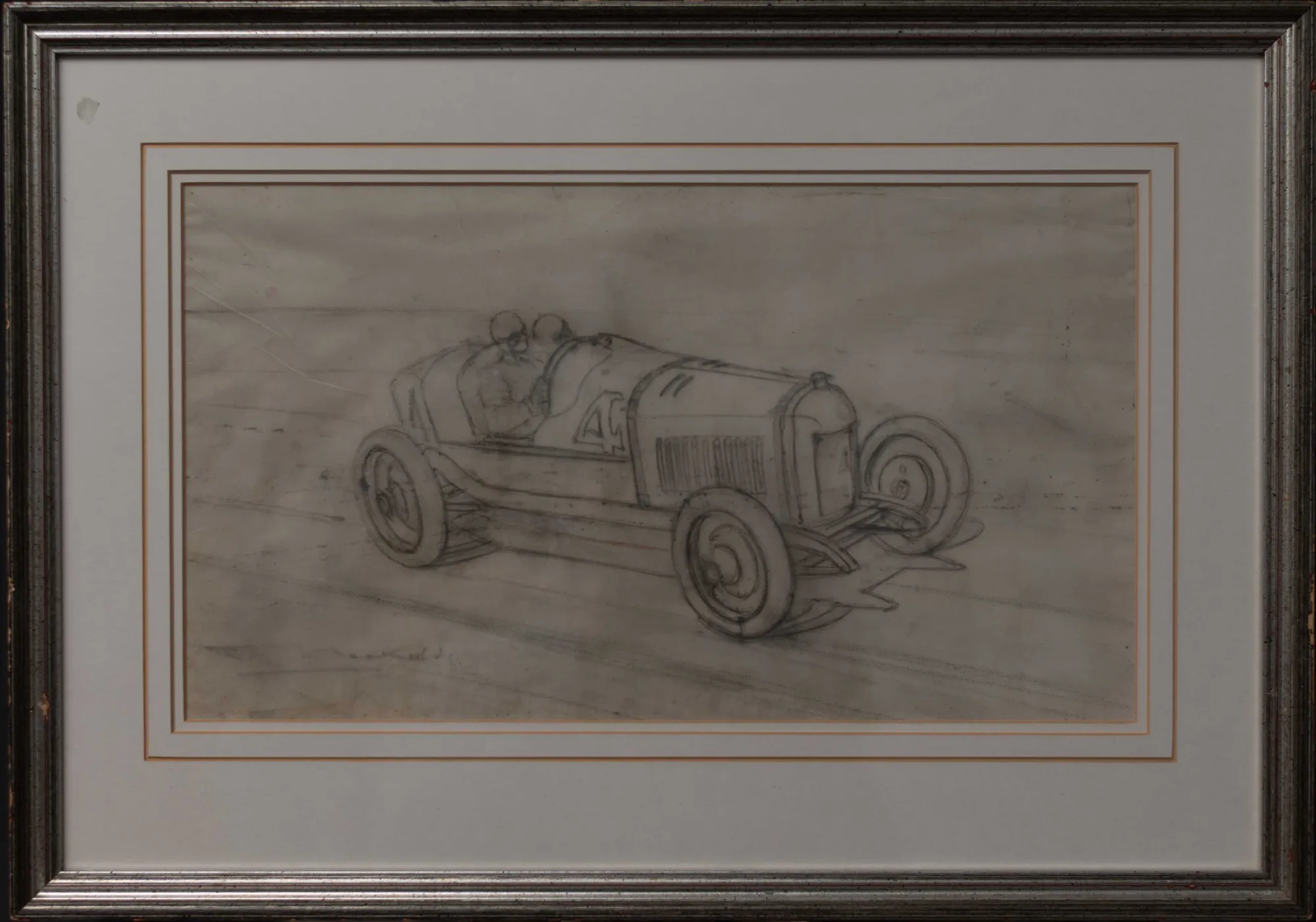 Original Sketch Nazzaro in FIAT