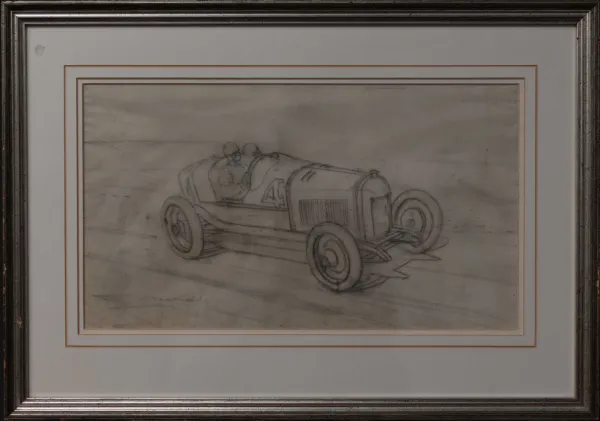 Original Sketch Nazzaro in FIAT